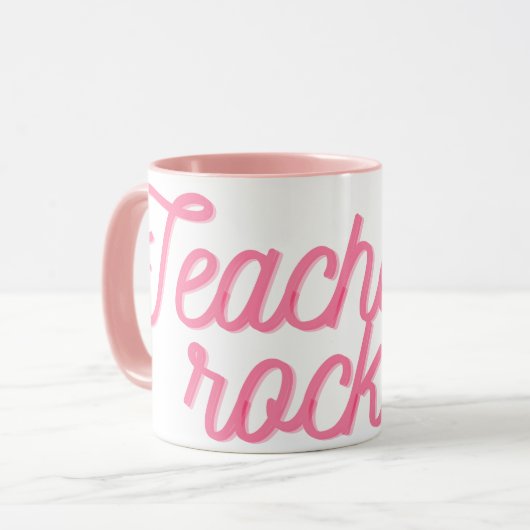 先生ロック！ マグカップ (正面左)