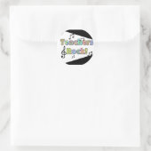 先生ロックTシャツとギフト ラウンドシール (バッグ)