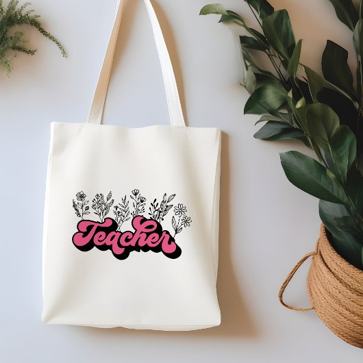 先生ワイルドフラワートートバッグ トートバッグ