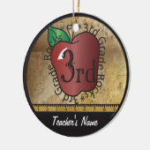 先生ヴィンテージスタイル3級 |黒板 セラミックオーナメント (左)