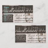 先生ヴィンテージブックページ 名刺 (正面/裏面)