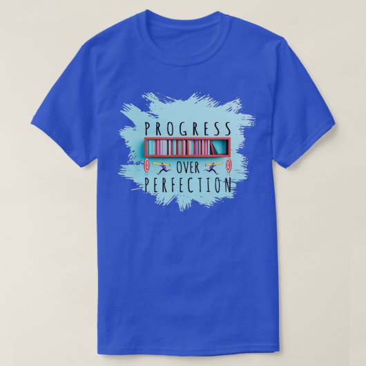 先生上のやる気を起こさせる進行状況(50) Tシャツ (デザイン正面)