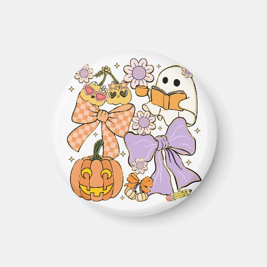 先生不気味ハロウィーン マグネット (正面)