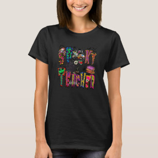 先生不気味メッシーバンハロウィーン Tシャツ