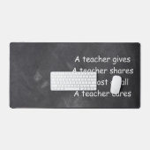 先生与え気に共有のクラスの装飾 デスクマット (キーボード&マウス)