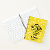 先生仕事仲間ハードカバー手帳ギフト ノートブック (内部)