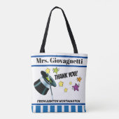 先生作成魔法トート – 戻る参照! トートバッグ (裏面)