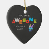 先生側近先生感謝日素晴らし、 セラミックオーナメント (右)