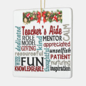 ****先生側近****素晴らしクリスマス セラミックオーナメント (左)