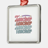 先生先生先生先生 メタルオーナメント (左)