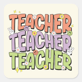 先生先生先生 スクエアシール