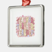 先生先生先生 メタルオーナメント (左)