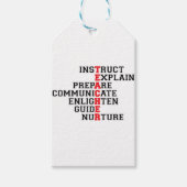 先生先端性 ギフトタグ (正面)