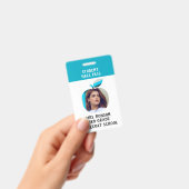 先生写真Apple Schoolまたは学生証 バッジ (手持ち)