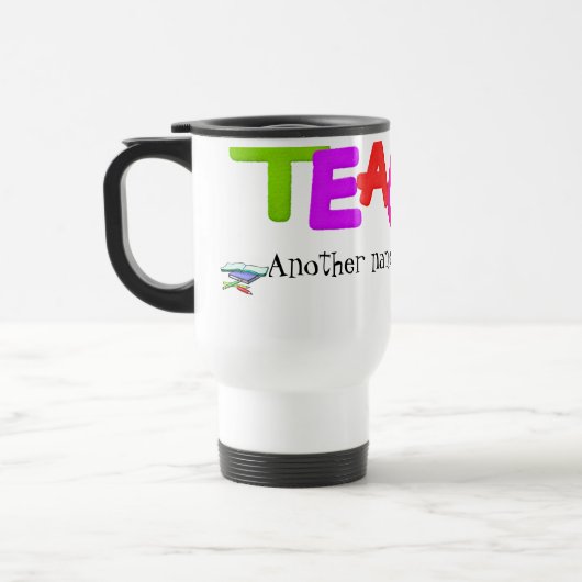 先生別の名前のヒーロータンブラー トラベルマグ (左)