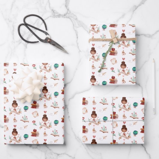 先生包装紙シート ラッピングペーパーシート (正面)