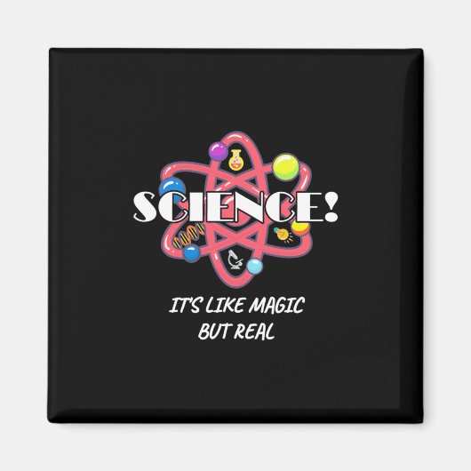 先生化学は魔法に似ている実在が マグネット (正面)