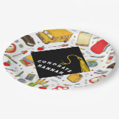 先生卒業党 ペーパープレート (アングル)