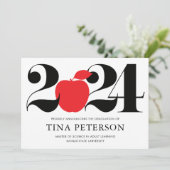 先生卒業発表 招待状 (スタンド正面)