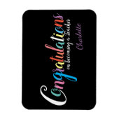 先生卒業祝い贈り物 マグネット (縦)