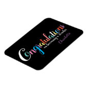 先生卒業祝い贈り物 マグネット (左側)