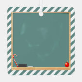 先生収集可能 メタルオーナメント (裏面)