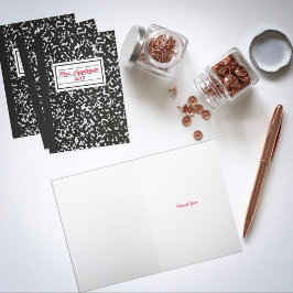 先生合成ノート サンキューカード