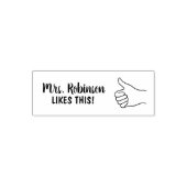 先生名は成績が良い セルフインキングスタンプ (デザイン)