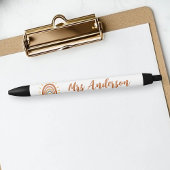 先生名カスタムグレードBohoレインボーサン 黒ボールペン