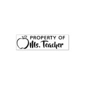 先生名カスタム教室のプロパティ セルフインキングスタンプ (デザイン)