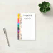 先生名クール付き鉛筆 ポストイット (オフィス)