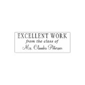 先生名パーソナライズされた優良作業格付け セルフインキングスタンプ (デザイン)