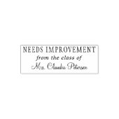 先生名パーソナライズされた宿題の採点 セルフインキングスタンプ (デザイン)