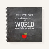 先生名パーソナライズされた blackboard ノートブック (正面)