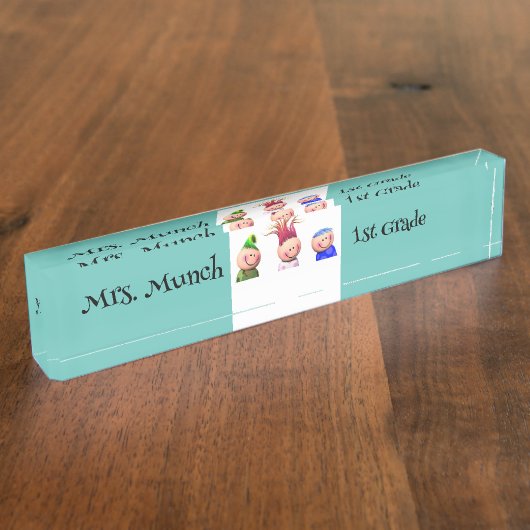 先生名プレート デスクネームプレート (側面)