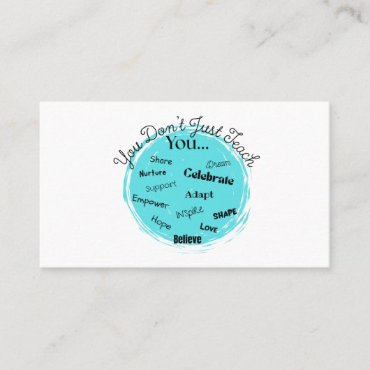 先生名刺 名刺 (正面)