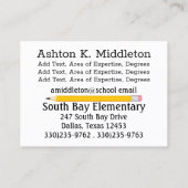 先生名刺 名刺 (裏面)