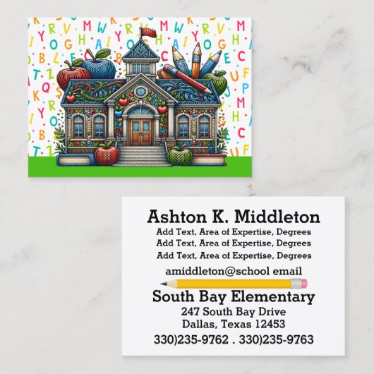 先生名刺 名刺 (正面/裏面)