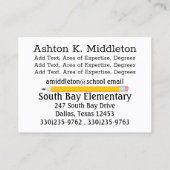 先生名刺 名刺 (裏面)