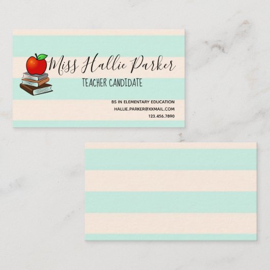 先生名刺 名刺 (正面/裏面)