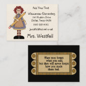 先生名刺(SRF別) 名刺 (正面/裏面)