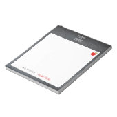 先生名引用文赤りんご鑑賞 ノートパッド (回転)