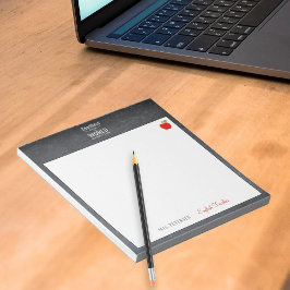 先生名引用文赤りんご鑑賞 ノートパッド