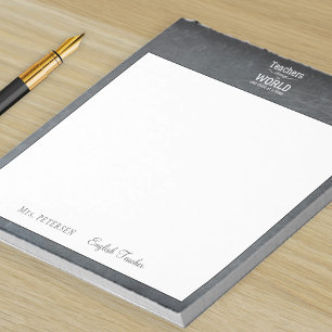 先生名評価引用文シャルボードフレーム ノートパッド