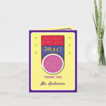 先生名誉サンキューカード