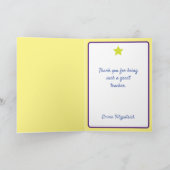 先生名誉サンキューカード サンキューカード (内部)