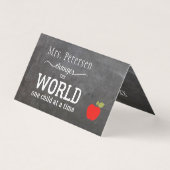 先生名黒板白タイポグラフィ引用文 (正面)