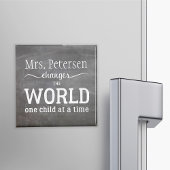 先生名黒板白タイポグラフィ引用文 マグネット