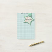 先生名 ポストイット (デスク上)