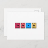 先生周期表 ポストカード (正面/裏面)